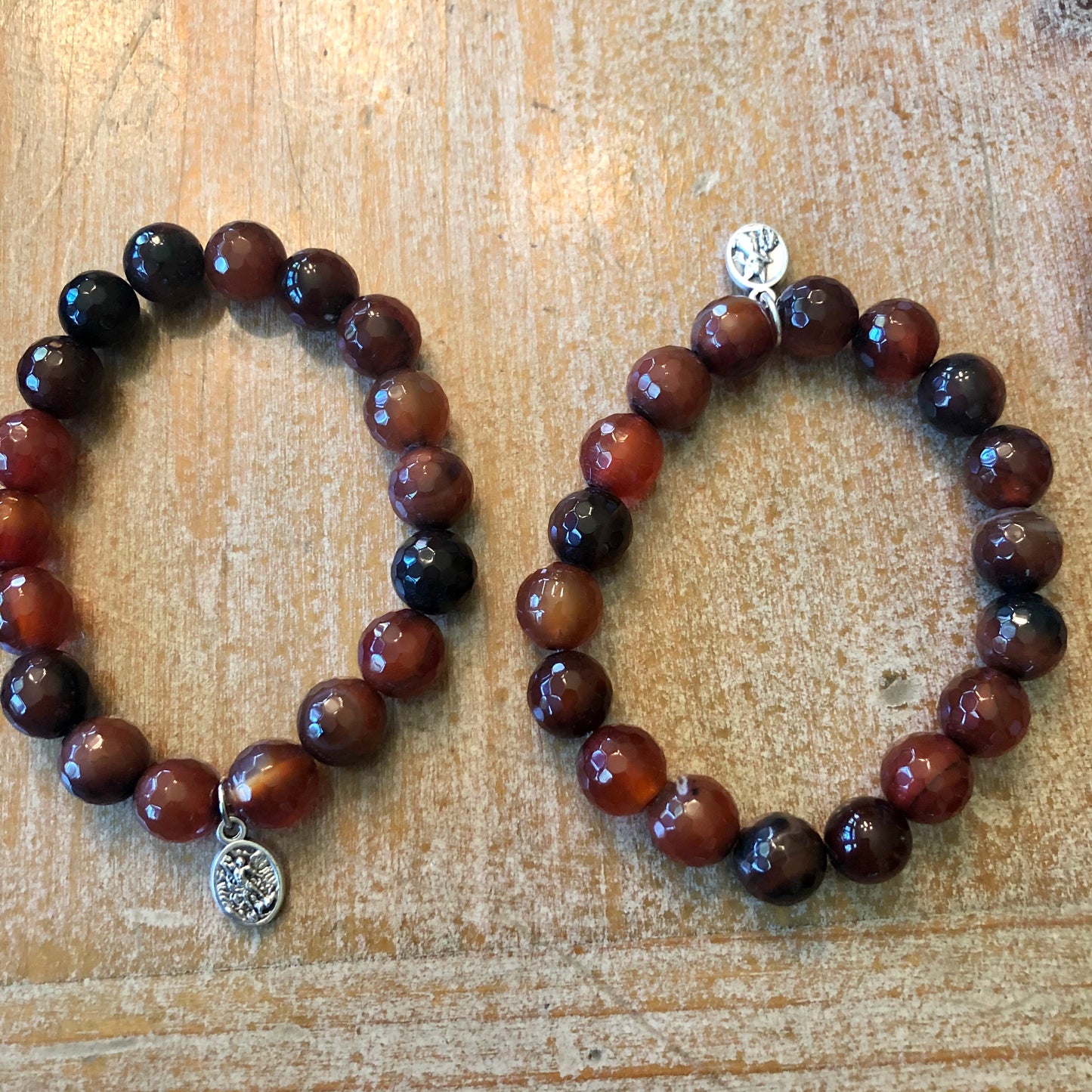 Guardian Angel St. Michael Carnelian Bracelet
